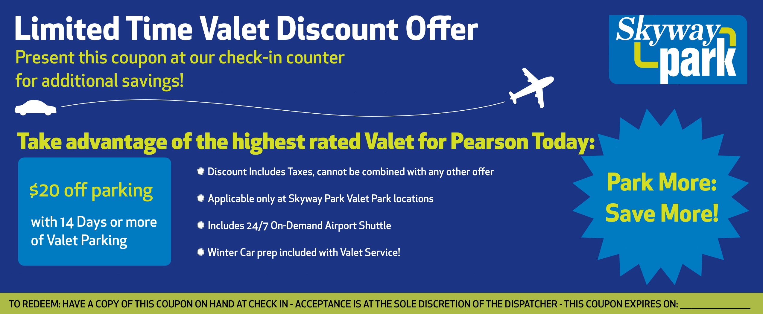 Parking Coupon Front